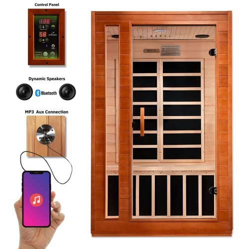 Dynamic Saunas Cardoba DYN-6203-01 Elite Ultra Low EMF FAR Infrared Sauna - Curb Side Delivery