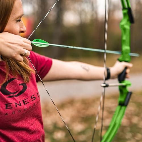 GENESIS Archery Original Adjustable Lightweight Right-Handed Compound Bow Green