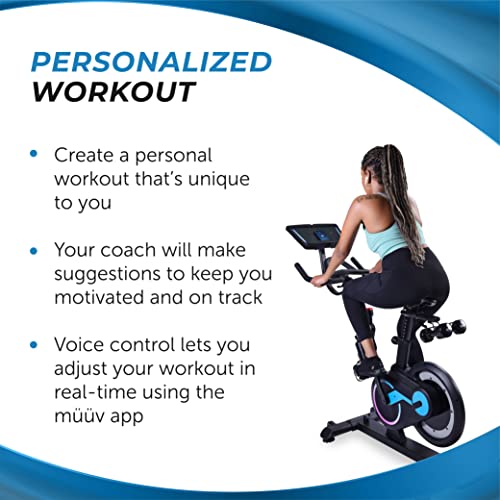 Stamina müüv Bike Exercise Bike with Wireless Bluetooth Smart Mount Black