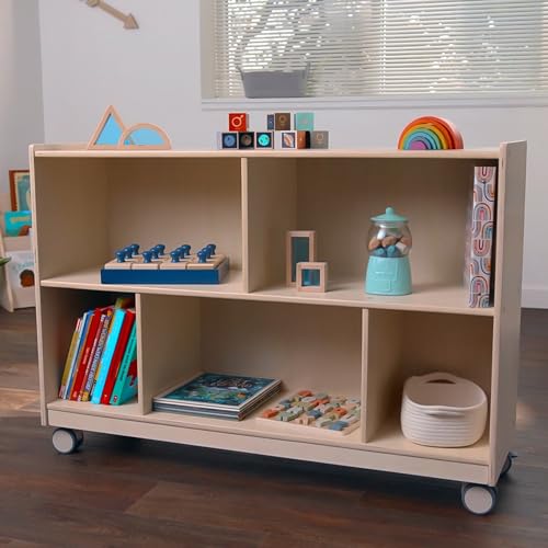 Children's Factory Angeles Mobile 2-Shelf Storage Wooden