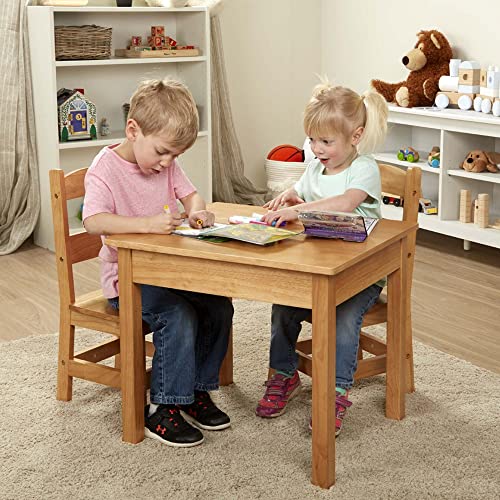 Melissa & Doug Wooden Toy Table and Chairs Set Multi Color