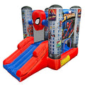 Funormous Marvel Spider-Man Bounce House with Slide Red Blue Grey