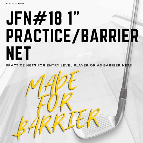 Just For Nets JFN Nylon Golf Practice/Barrier Net 10' x 60' Black