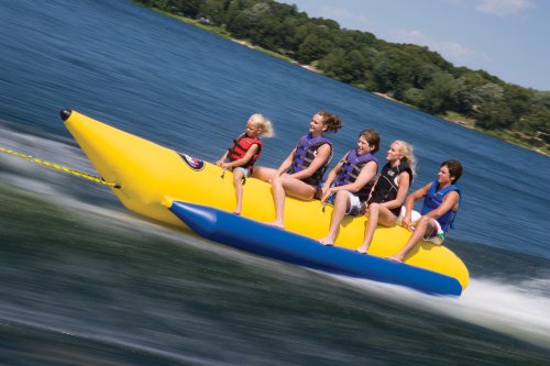 RAVE Sports Waterboggan 5-Rider Towable Yellow