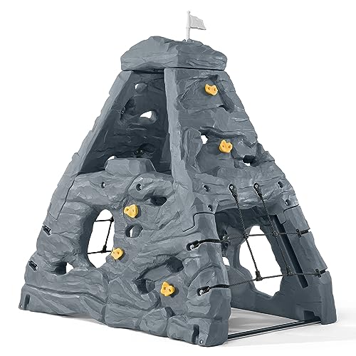Step2 Skyward Summit Kids Climbing Wall Playset Gray