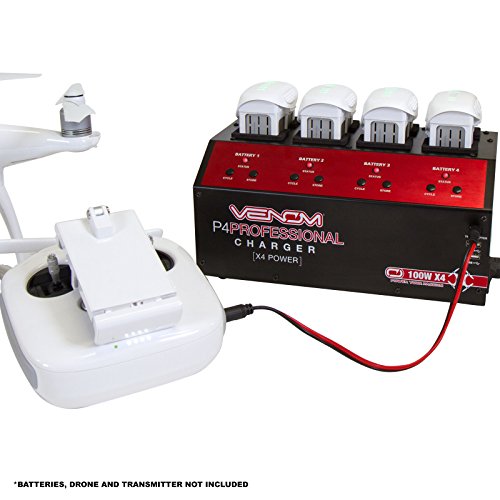 Venom Power DJI Phantom 4 Pro 4-Channel Rapid Charger 100W