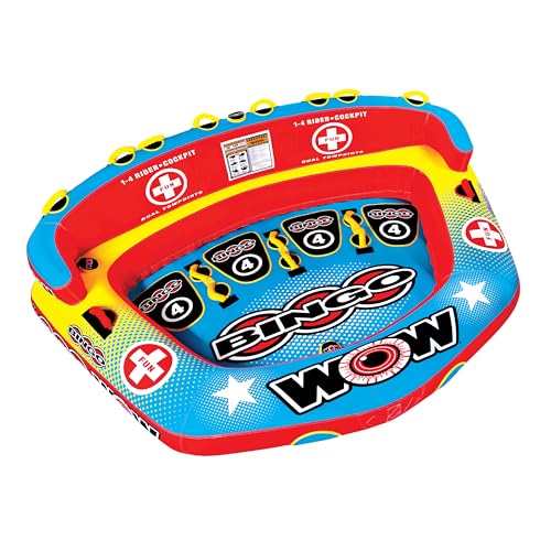 WOW Sports Inflatable Towable Cockpit Tube Multicolor