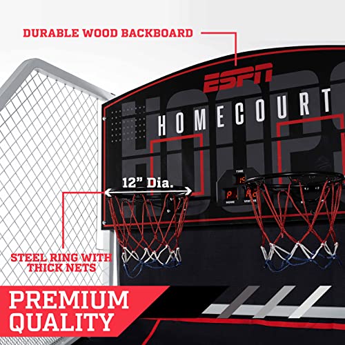 ESPN Indoor Basketball Arcade Game Premium Black/Red/White