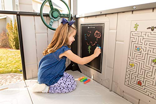 Lifetime Adventure Tunnel Swing Set Earthtone