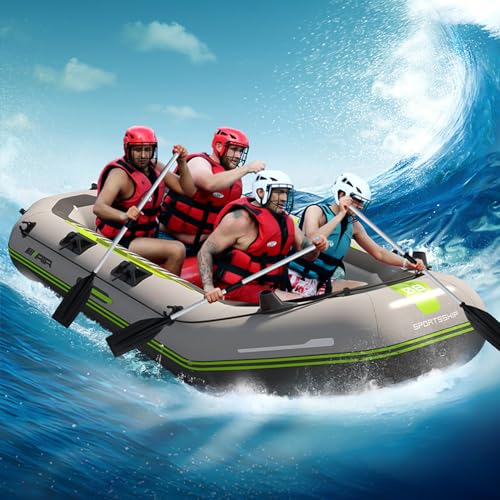 YUEWO Inflatable Boat for Adults Gray