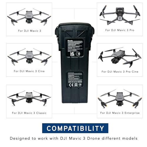 MaximalPower 15.4V 5000mAh Battery & Triple Slot Charger for DJI Mavic 3 Series