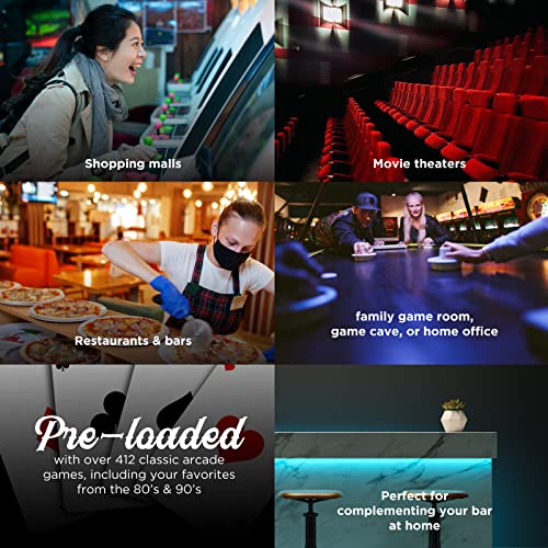 Creative Outdoor Distributor Full-Size Commercial Arcade Table Tall Blackjack Design