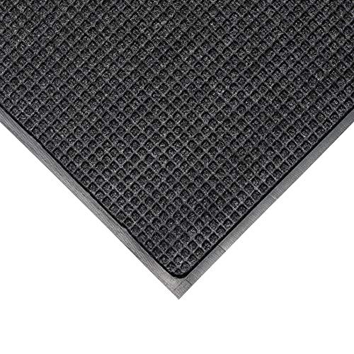 Deflecto Indoor/Outdoor Entrance Floor Mat 36" x 60" Charcoal