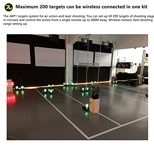 Indesign Steel Target System with Screen Display and Controller for Real-Time Shooting Data (6PCS)