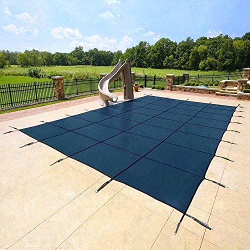 YARD GUARD Mesh Pool Safety Cover 20x40 Ft Rectangle Black
