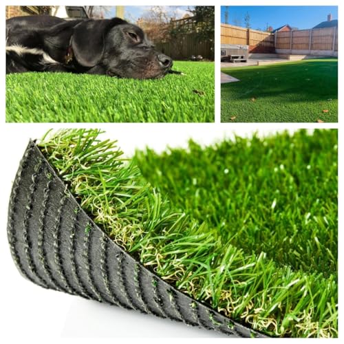 Petgrow Realistic Artificial Grass Rug 1.37" Height 13FT x 40FT