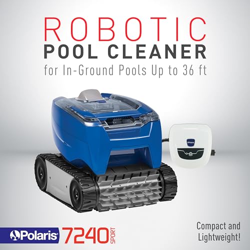 Polaris P724 Robotic Pool Cleaner White