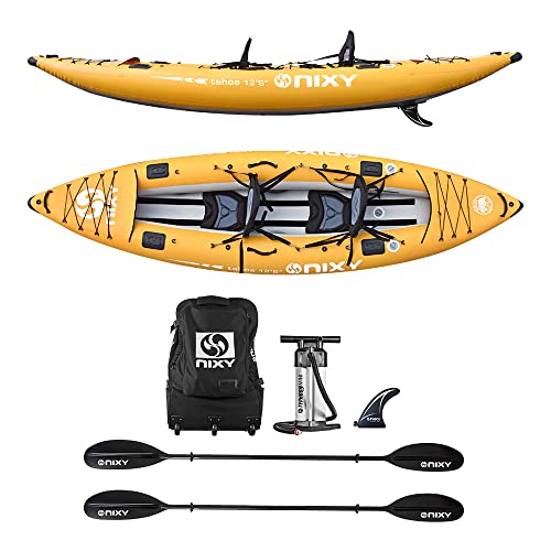 NIXY Tahoe Inflatable Kayak Yellow