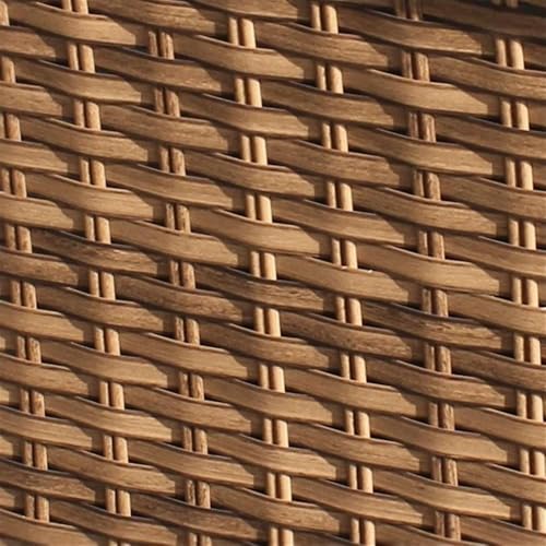 Pemberly Row Outdoor Wicker Bar Stools Set of 8 Caramel