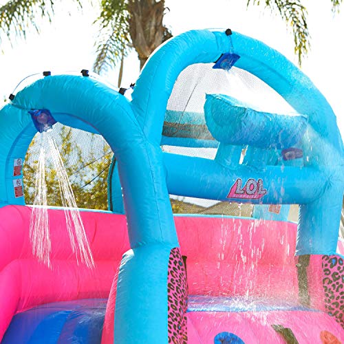 Little Tikes L.O.L. Surprise Inflatable River Race Water Slide with Blower Multicolored