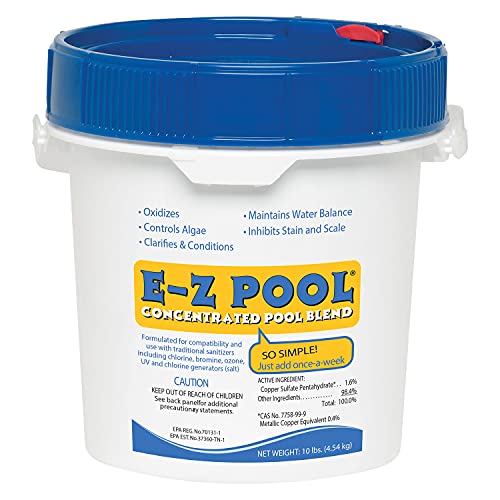 Summer Waves 14ft Round Frame Pool Set with Skimmer & Ladder Brown