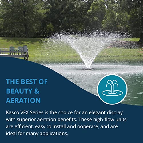 Kasco VFX Series 1/2 HP Aerating Pond Fountain 120V