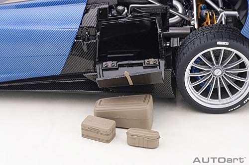 AUTOart Pagani Huayra Roadster Blu Tricolore Carbon Fiber 1:18 Blue