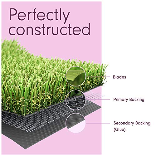 MEGAGRASS 7.5 x 97 Feet Premium Deluxe Artificial Grass Green