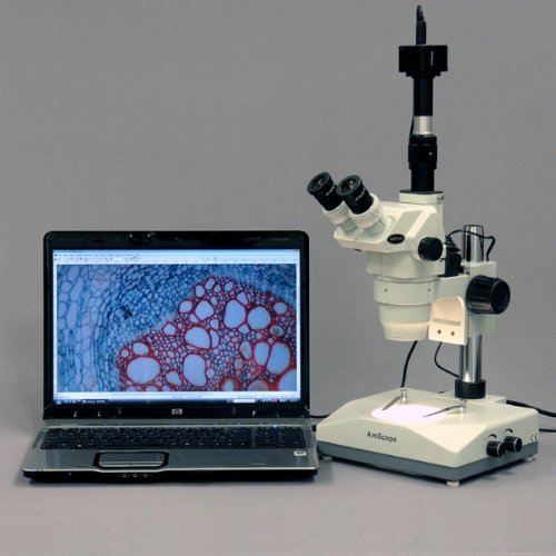 AmScope ZM-2TY Trinocular Stereo Zoom Microscope 6.7X-90X White