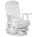 Furniture Barn USA Poly Lumber 2' Classic Swivel Glider White