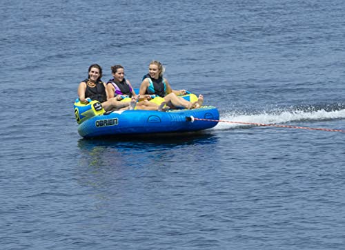 O'Brien Barca 3 Person Inflatable Towable Tube Yellow