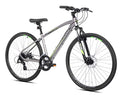 Giordano 700c Brava Hybrid Comfort Bike Medium Silver