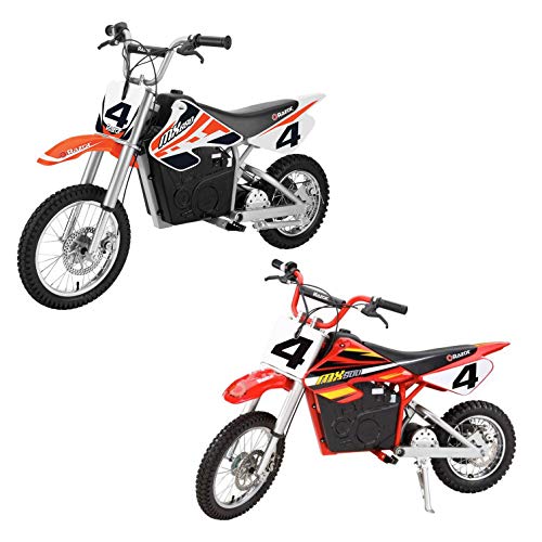 Razor MX650/MX500 Dirt Rocket Electric Motorcross Bike 2-Pack Orange/Red