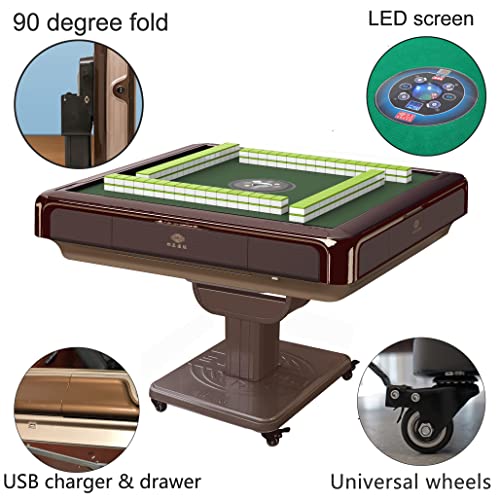 usamjtable 40mm Automatic Mahjong Table with Tiles and Table Cover