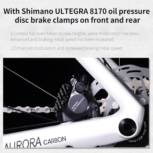 SAVADECK Carbon Siber Road Bike 24-Speed Shimano Ultegra Di2 8170 Black 54cm
