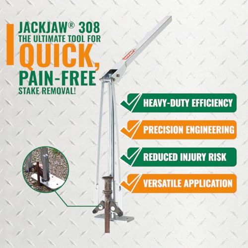 Construction Accessories, Inc. JackJaw 308 Heavy-Duty Tent Stake Puller