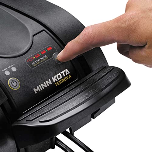 Minn Kota Terrova Freshwater Electric-Steer Bow-Mount Trolling Motor 55 lbs Thrust 54" Shaft Black