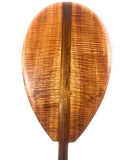 Tikimaster Exquisite Curly Koa Outrigger Paddle 50 Inch T-Handle Made in Hawaii