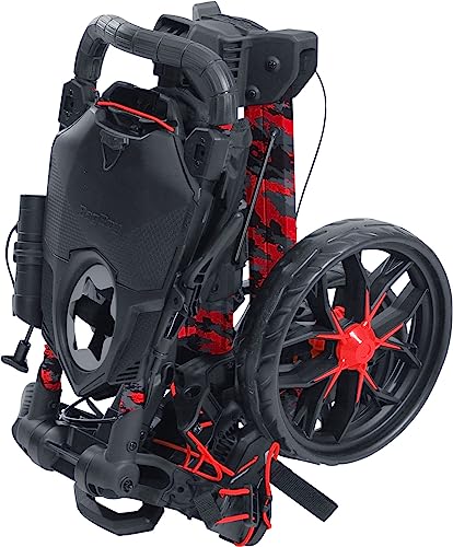 Bag Boy Nitron 3 Wheel Golf Push Cart Red/White/Blue Camo