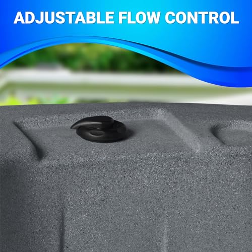 Essential Hot Tubs 20-Jet Arbor Hot Tub Seats 5-7 Gray Granite