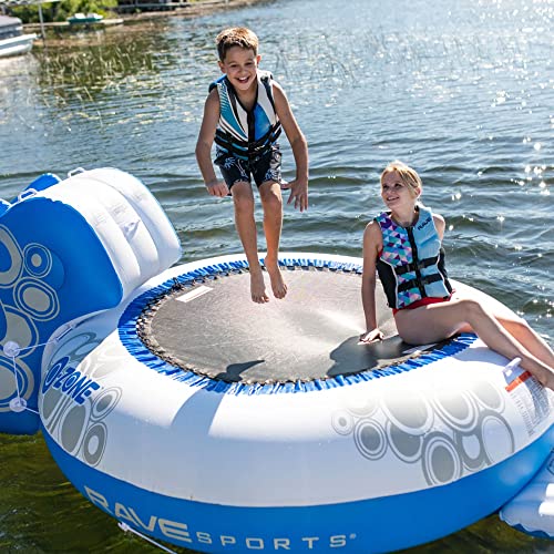 RAVE Sports O-Zone Plus Water Bouncer with Slide White/Blue