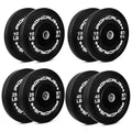 Iron Crush Olympic Bumper Plate Sets - Premium Virgin Rubber Weights for Strength Training - Compatible with 2" Barbells 190LB
