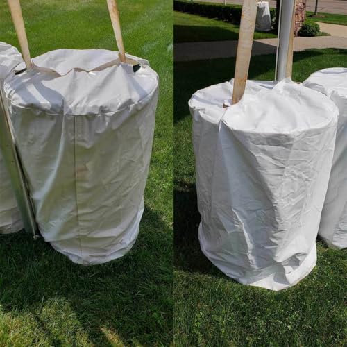 TentandTable Moose Supply 55 Gallon Drum Cover 25 Pack White