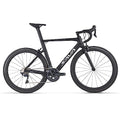 SAVADECK Carbon Road Bike 700C Carbon Frame Racing Bicycle with R8000 22 Speed GroupSet, 25C Tire (Black 54cm)