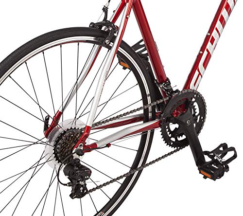 Schwinn Fastback Tourney AL Adult Road Bike 700c 14-Speed Large Red