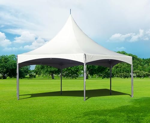 TentandTable 30' x 30' High Peak Hexagon Frame Party Tent White