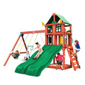 Gorilla Playsets Playmaker Deluxe Wooden Swing Set Redwood Stained Cedar
