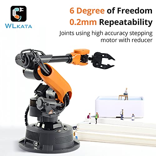 wlkata Mirobot 6DoF Mini Industrial Robotic Arm Professional Kit Orange