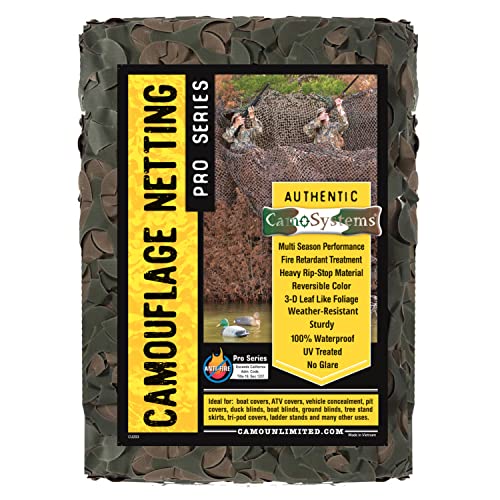 CamoSystems Premium Series Camouflage Netting Green/Brown 9'10" x 33 yd