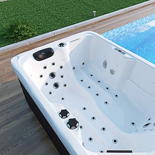 SymbolicSpas Two Person Outdoor Hydrotherapy Bathtub Whirlpool SPA SYM6012A